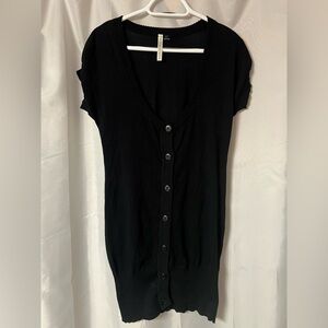 Le Temps Des Cerises Black Button-Down Women's dress. Size small